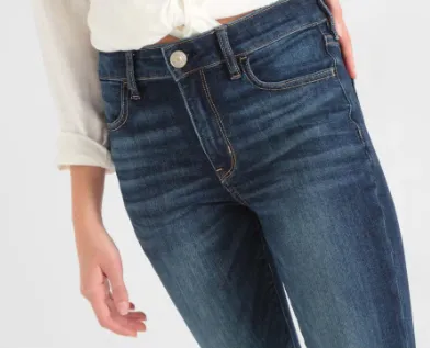Jeans skinny corte cadera para mujer